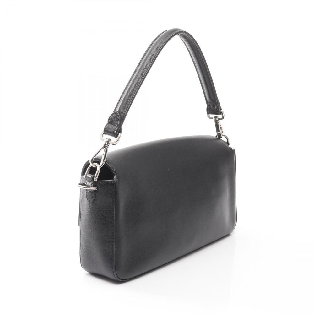 Fendi Black Marc Handbag Bucket Leather Mamma Jacobs Black